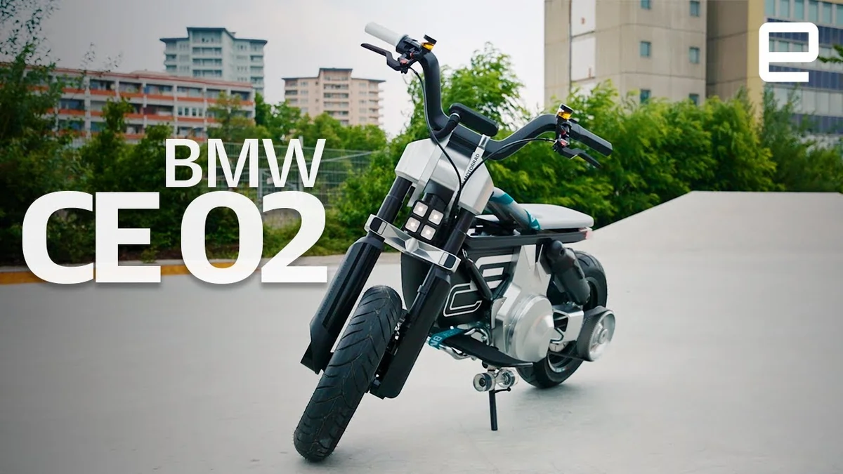 BMW CE 02 E electric scooter 2024