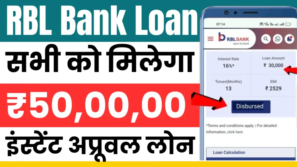 RBL Bank Loan Apply Online